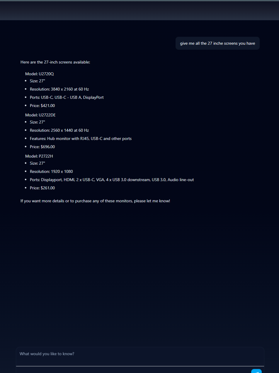 Product Assistant Bot